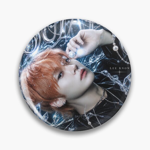 Item preview, Lee Know Stray Kids Suiatsu Icy Chrome Crystal Fantasy Fan Art designed and sold by Valeree Store.