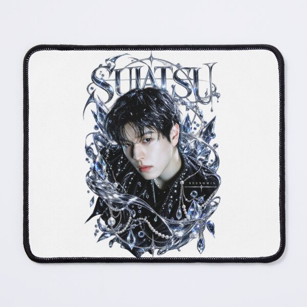 Item preview, Seungmin Stray Kids Suiatsu Icy Chrome Crystal Era Fan Art designed and sold by Valeree Store.