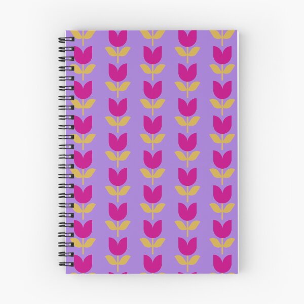 Item preview, Scandinavian Magenta Tulip Seamless Pattern – Minimalist Mid Century Purple Floral designed and sold by BobaBunny76.