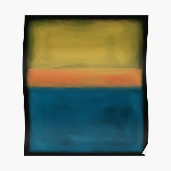 Rothko inspirierte # 3 Poster