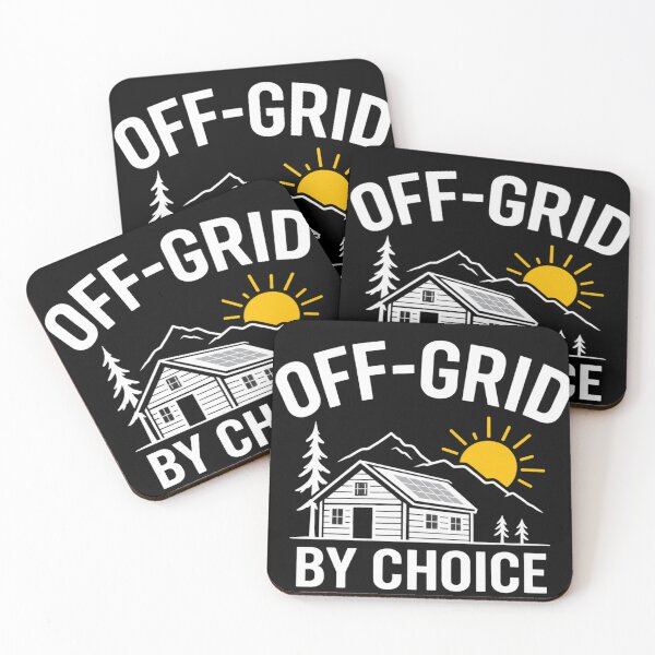 Item preview, Off-Grid by Choice — Solar Cabin & Mountain Design designed and sold by UrsaOasis.