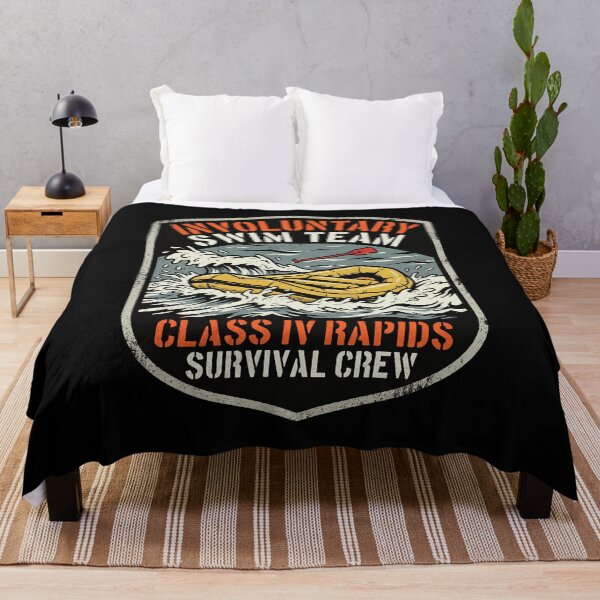 Item preview, Involuntary Swim Team – Class IV Rapids Survival Crew Funny White Water Rafting Humor Badge Art designed and sold by Luminari Creations.