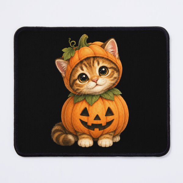 Item preview, cat dressed as a pumpkin designed and sold by PasoaPaso2025.