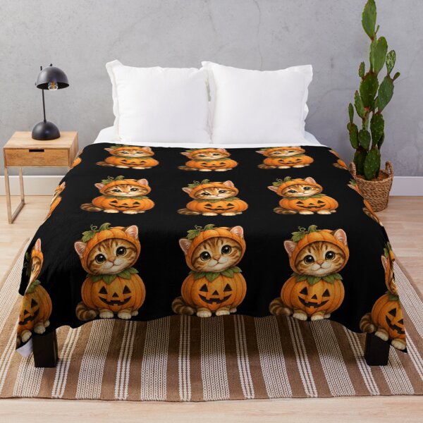 Item preview, cat dressed as a pumpkin designed and sold by PasoaPaso2025.