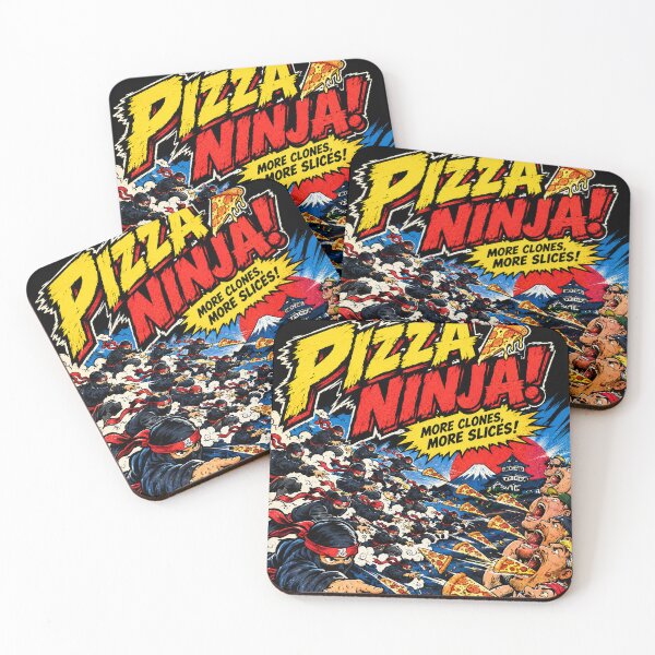 Item preview, Pizza Ninja – More Clones, More Slices! | Funny Ninja Comic Art designed and sold by kaipapershop.