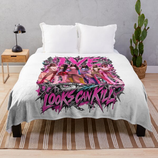 Item preview, IVE Group Looks Can Kill Pink Graphic designed and sold by Valereekmerch.