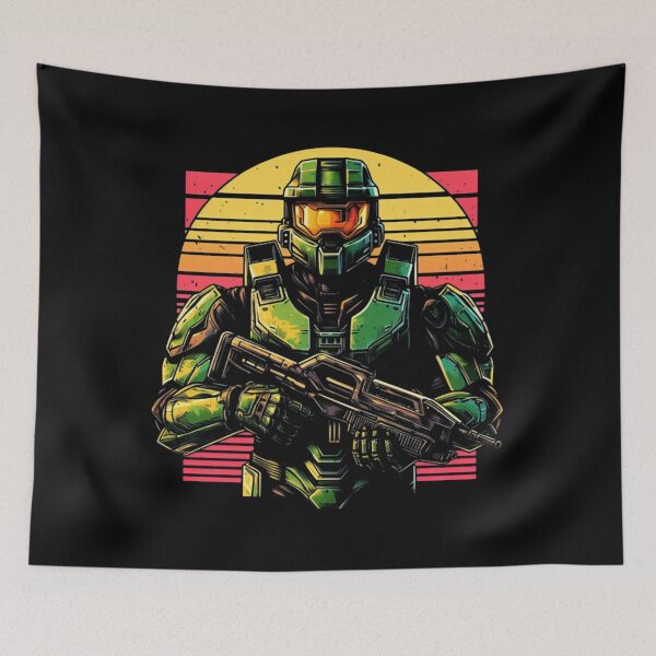 Aperçu de l'œuvre Master Chief années 80 créée et vendue par Travismit.