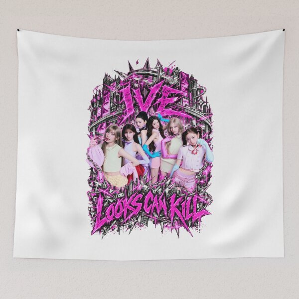 Item preview, IVE Group Looks Can Kill Cyberpunk City designed and sold by Valereekmerch.