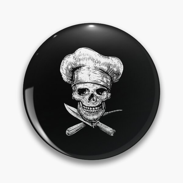 Item preview, Chef Skull Culianry gangster - Funny Cooking BBQ Grilling Gift designed and sold by aryamahezza.