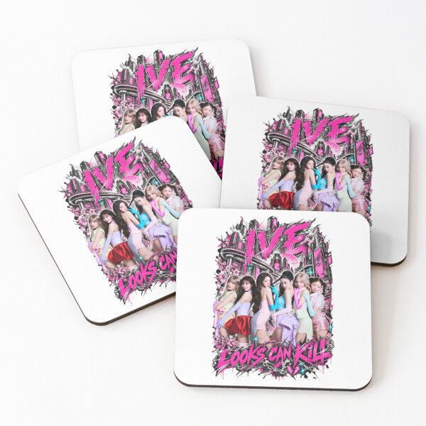 Item preview, IVE Looks Can Kill Metallic Pink Group Art designed and sold by Valereekmerch.