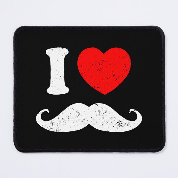 Item preview, I Love Mustache - Mustache Lover Funny Joke designed and sold by aryamahezza.