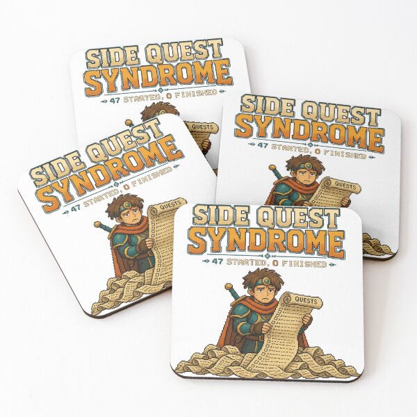 Item preview, Side Quest Syndrome 47 Started 0 Finished - Funny Developer Gamer Shirt designed and sold by Geek Tracy Shop.