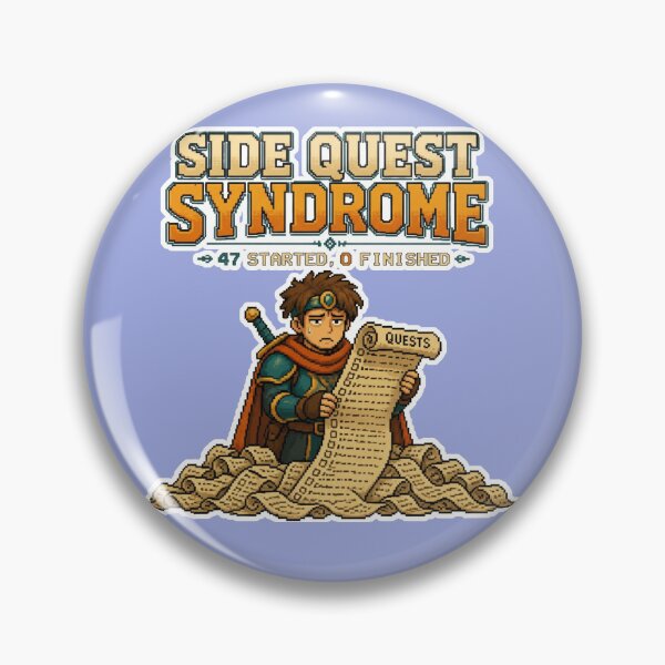 Item preview, Side Quest Syndrome 47 Started 0 Finished - Funny Developer Gamer Shirt designed and sold by Geek Tracy Shop.