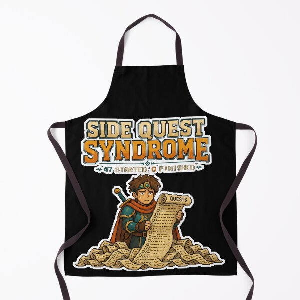 Item preview, Side Quest Syndrome 47 Started 0 Finished - Funny Developer Gamer Shirt designed and sold by Geek Tracy Shop.