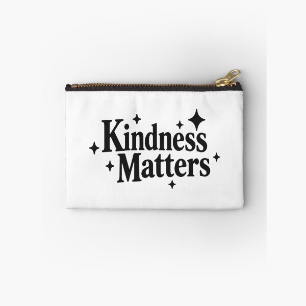 Item preview, Kindness Matters Black Retro Typography Positive Quote Design designed and sold by FemmePod.