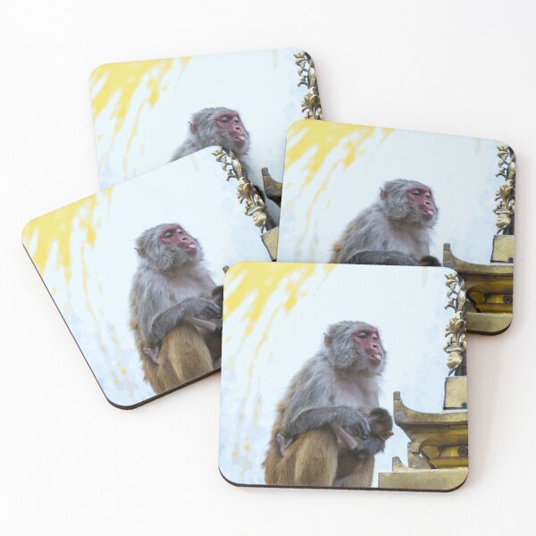 Item preview, Mother Monkey Holding Her Baby designed and sold by SilvanMeier.