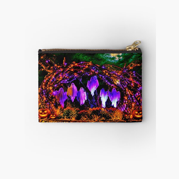 Item preview, Haunted Halloween Night – Glowing Ghosts and Pumpkin Magic designed and sold by REVOLVE ART 67.