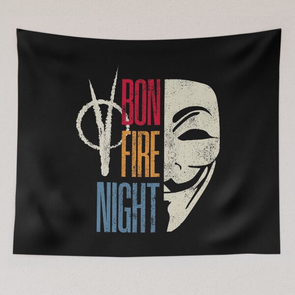 Item preview, BONFIRE NIGHT | GUY FAWKES DAY | I CAME I SAW I CONQUERED | RED | Remember The Fifth Of November designed and sold by justypun.