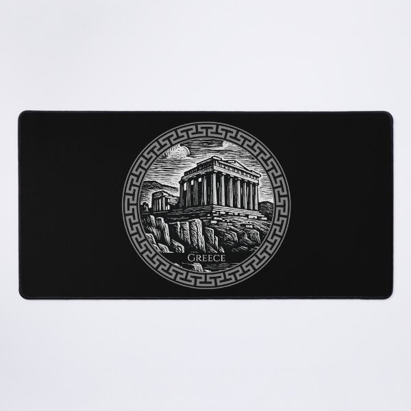 Item preview, Greece Vintage Woodcut Art designed and sold by Thistle-TShop.