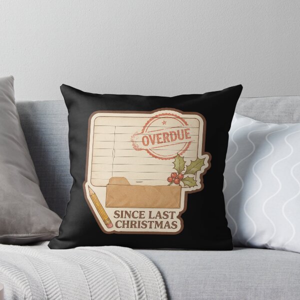 Item preview, Overdue Since Last Christmas - Retro Library designed and sold by TheCalmEdit.