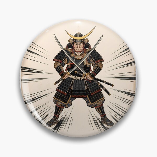 Item preview, Armored Samurai Crossing Twin Katana Swords designed and sold by TokyoUkiyoHouse.
