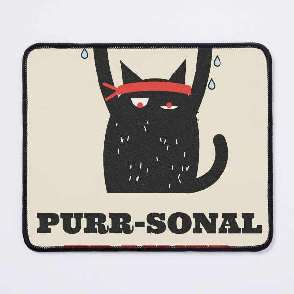 Item preview, Purr-sonal Trainer Funny Gym Cat designed and sold by somebasic.