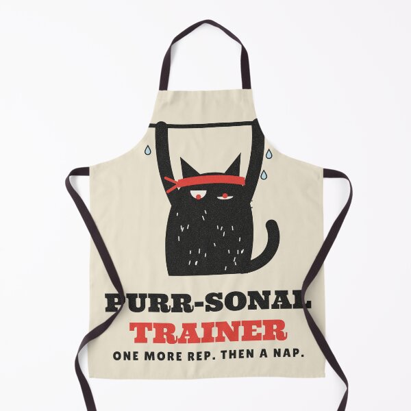 Item preview, Purr-sonal Trainer Funny Gym Cat designed and sold by somebasic.