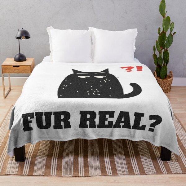 Item preview, Fur Real Side Eye Black Cat designed and sold by somebasic.
