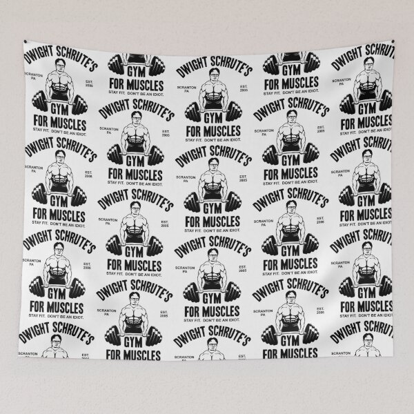 Item preview, Dwight Schrute Gym For Muscles designed and sold by martinmatale.