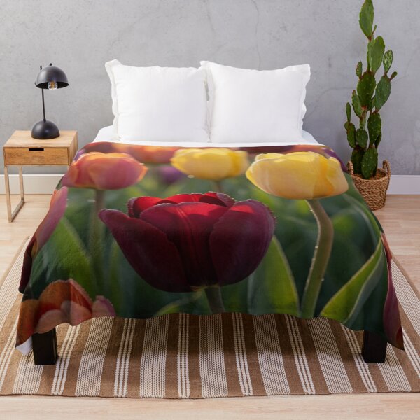 Item preview, Golden Tulip Garden - Colorful Spring Flower Field designed and sold by nhk999.