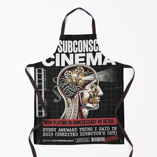 Aperçu de l'œuvre Le cinéma subconscient 3 h du matin Overthinker Director's Cut Esthétique rétro créée et vendue par Mircea786.
