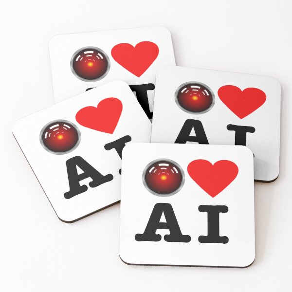 Item preview, HAL Hearts AI designed and sold by Karate Octopus.