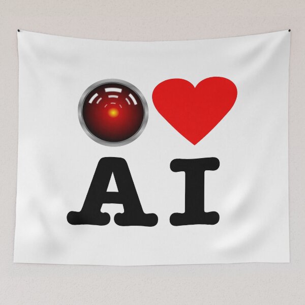 Item preview, HAL Hearts AI designed and sold by Karate Octopus.