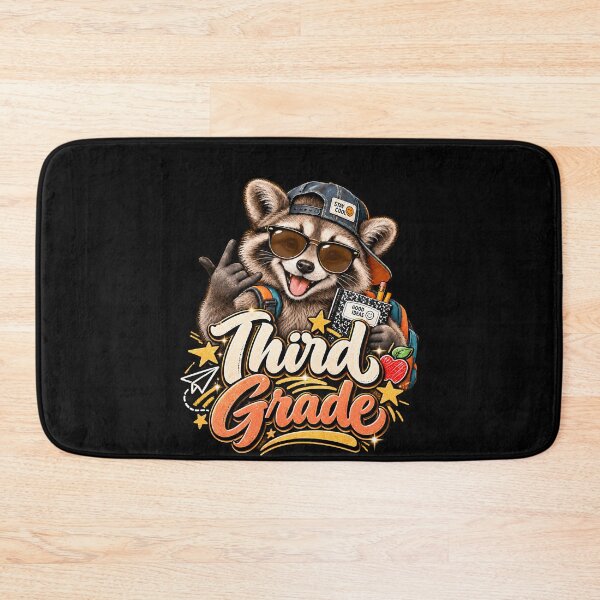 Item preview, Third Grade Raccoon – Funny Back to School 3rd Grade Student Design designed and sold by PosiMCreations.