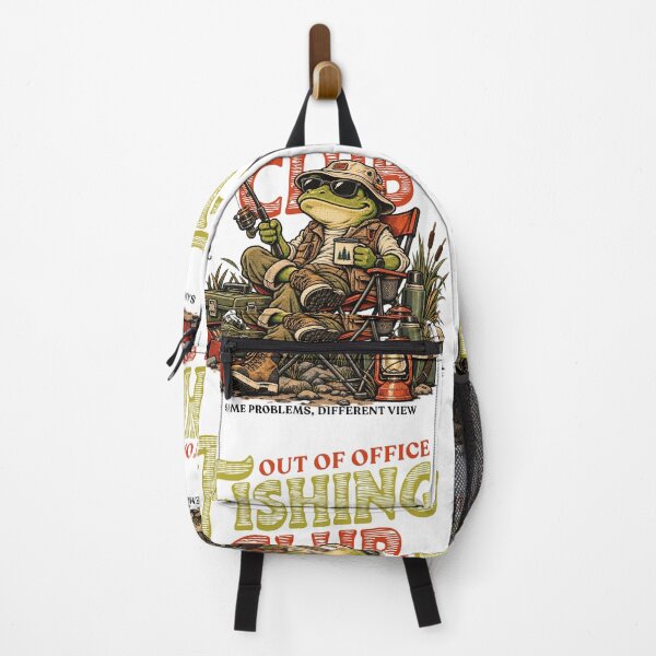 Item preview, Out of Office Fishing Club Frog designed and sold by wibawawork.