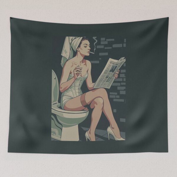 Item preview, Woman With Cigarette designed and sold by munifj3para.