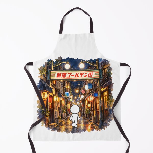 Item preview, Shinjuku Golden Gai Tokyo Nightlife - Retro Alleyway Bar Hopping Pictogram designed and sold by japan-picto.
