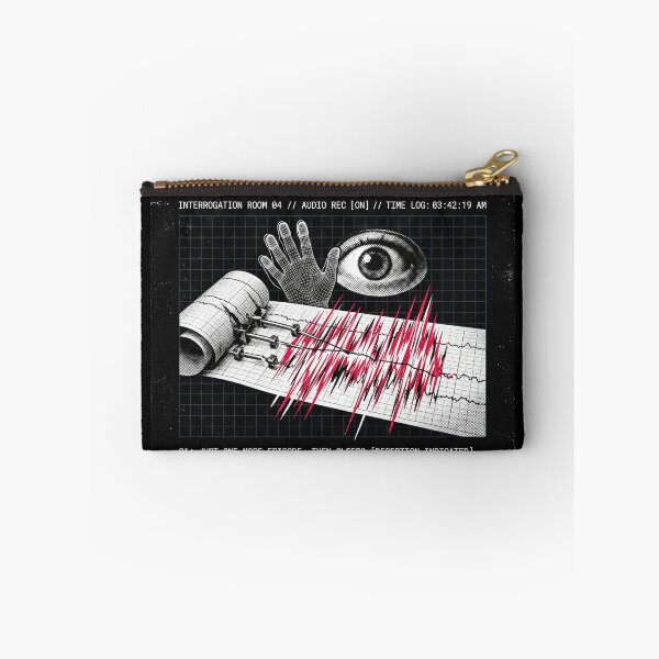 Item preview, Nocturnal Polygraph Log Overthinker Lie Detector Vintage Thriller Aesthetic designed and sold by Mircea786.
