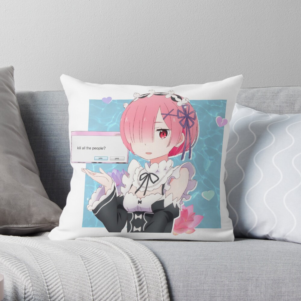 rem and ram body pillow