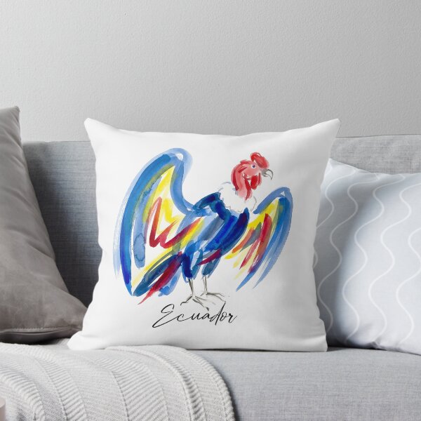 Item preview, Colorful Ecuadorian Condor in Artistic Watercolor designed and sold by EdwinkOne.