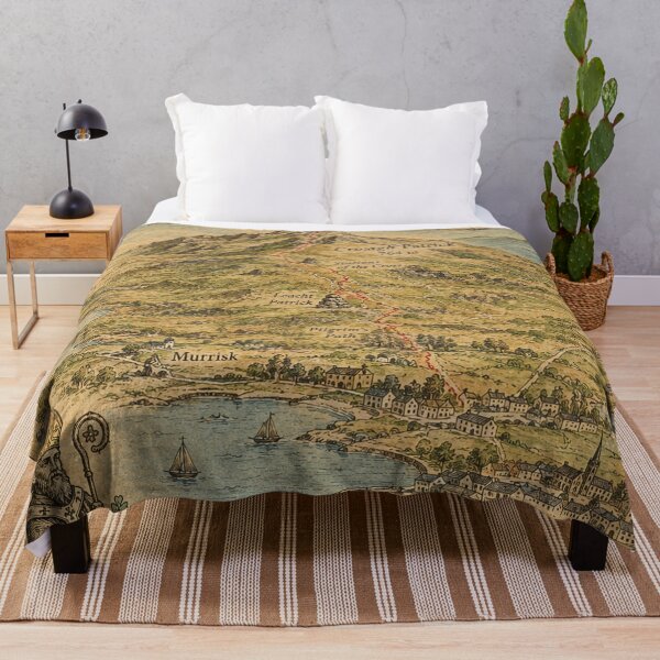 Item preview, Croagh Patrick vintage hiking map Ireland Pilgrim's Way Tochar Phadraig designed and sold by Mauswohn.