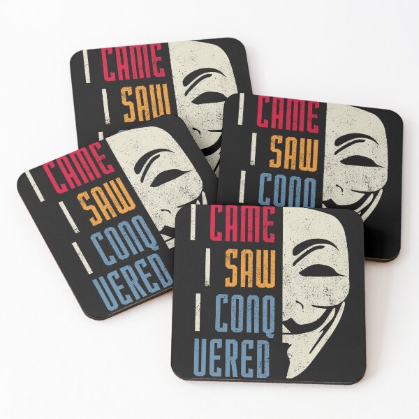 Item preview, I CAME I SAW I CONQUERED | RED | BONFIRE NIGHT | GUY FAWKES DAY | Remember The Fifth Of November designed and sold by justypun.