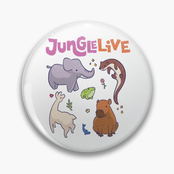 Item preview, Jungle LIVE Cute Animal Squad designed and sold by SEW WHAT.