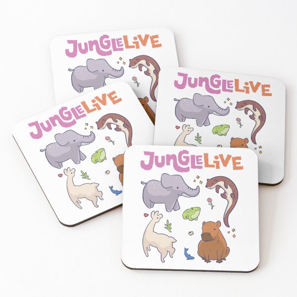 Item preview, Jungle LIVE Cute Animal Squad designed and sold by SEW WHAT.