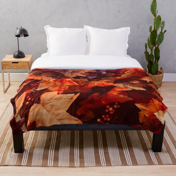 Item preview, Luxurious Autumn Silk Leaves In Vibrant Fall Colors designed and sold by DEC02.