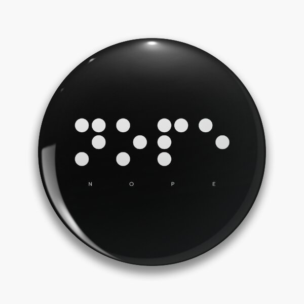Aperçu de l'œuvre Non ironique - Code Braille créée et vendue par offquote. by nttglyphs.