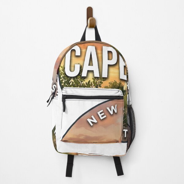 Item preview, Cape May Lighthouse New Jersey Sunset Tower Round Badge Sticker designed and sold by DetourDgn.