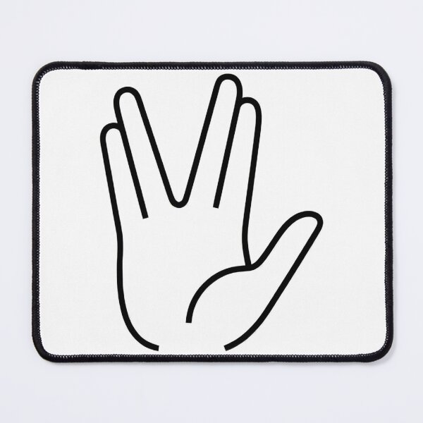 Item preview, Live Long And Prosper Minimalist Vulcan Salute designed and sold by opefultinen.