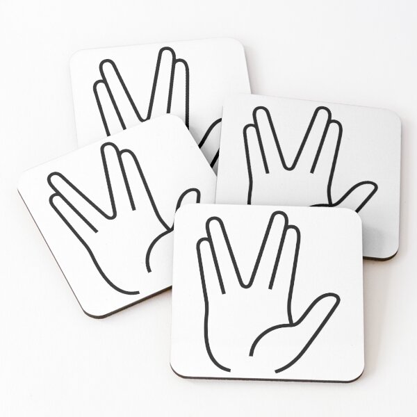 Item preview, Live Long And Prosper Minimalist Vulcan Salute designed and sold by opefultinen.