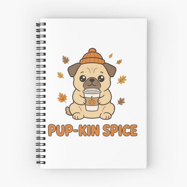 Item preview, Pup-kin Spice Pug designed and sold by DogTiredbyPeter.